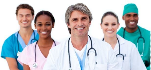 doctores sonrientes