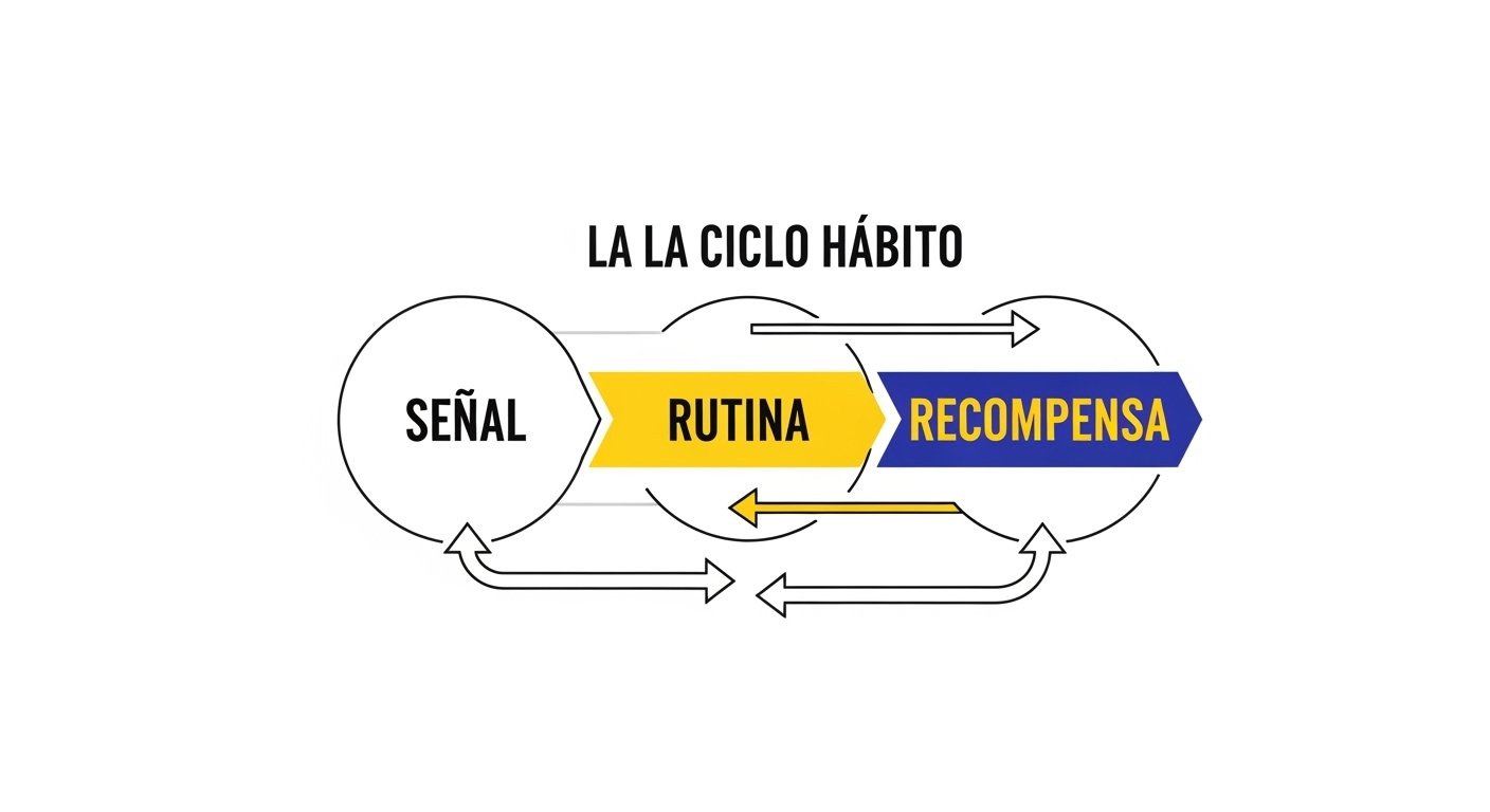 Diagrama del ciclo de formación de hábitos